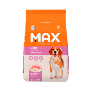 MAX PROFESSIONAL LINE ADULTO LIGHT POLLO & ARROZ