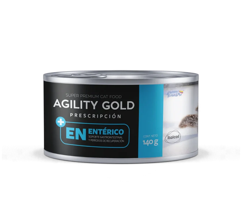 AGILITY GOLD ENTERICO EN GATO LATA