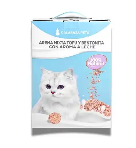 ARENA CALABAZA MIXTA TOFU Y BENTONITA CON AROMA A LECHE