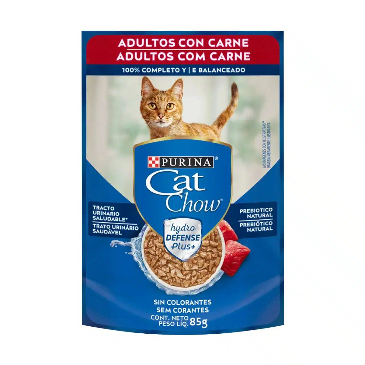POUCH CAT CHOW ADULTO CARNE